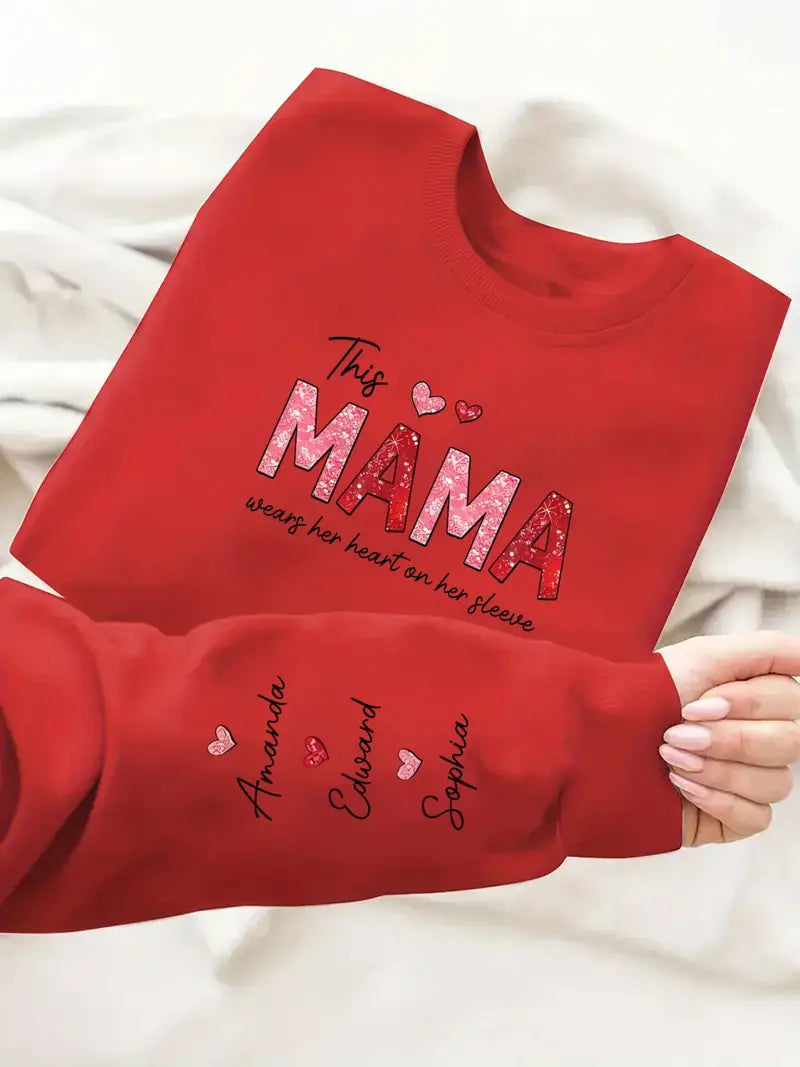 Women's "This Mama Loves Her s" Long Sleeve Sweatshirt