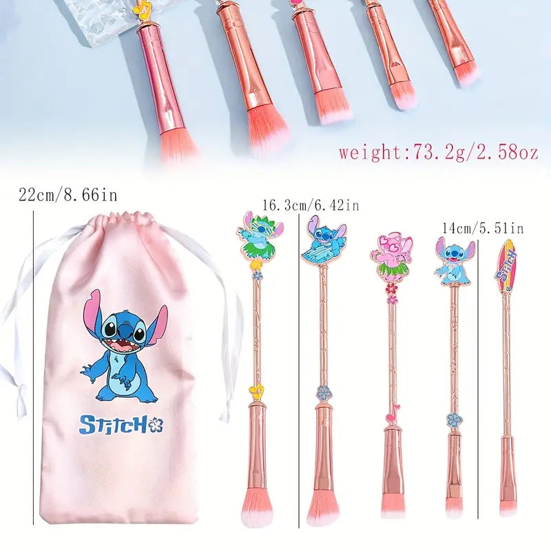 5pcs Summer Style Makeup Brush Set