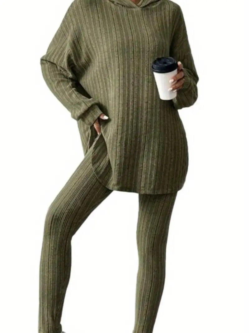 Women's 2pcs Oversized Hooded Set