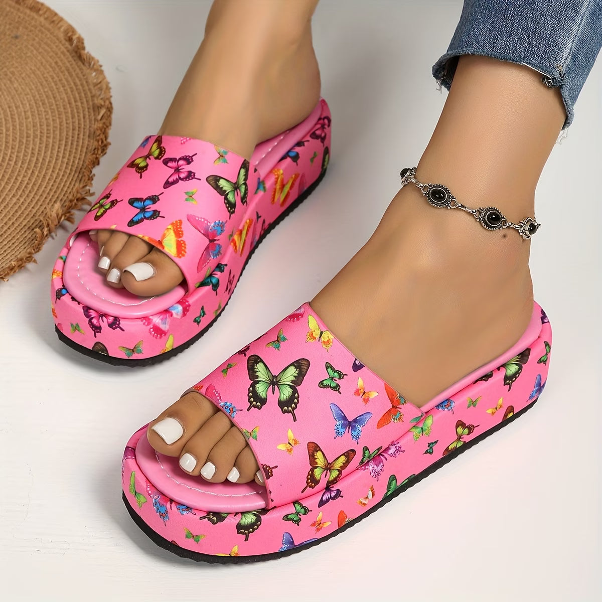 Summer Fashion New floral butterfly Style Sandals