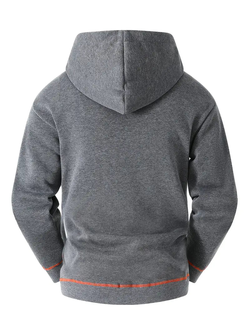 Men's Heavy-Duty Winter Hooded Jacket