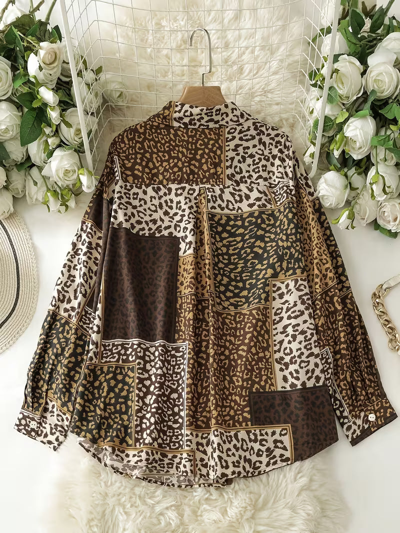 Plus Size Elegant Women's Shirt