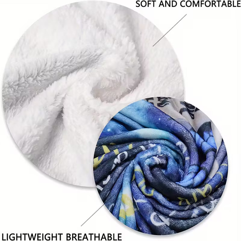 Personalized Custom Name Butterfly Blanket