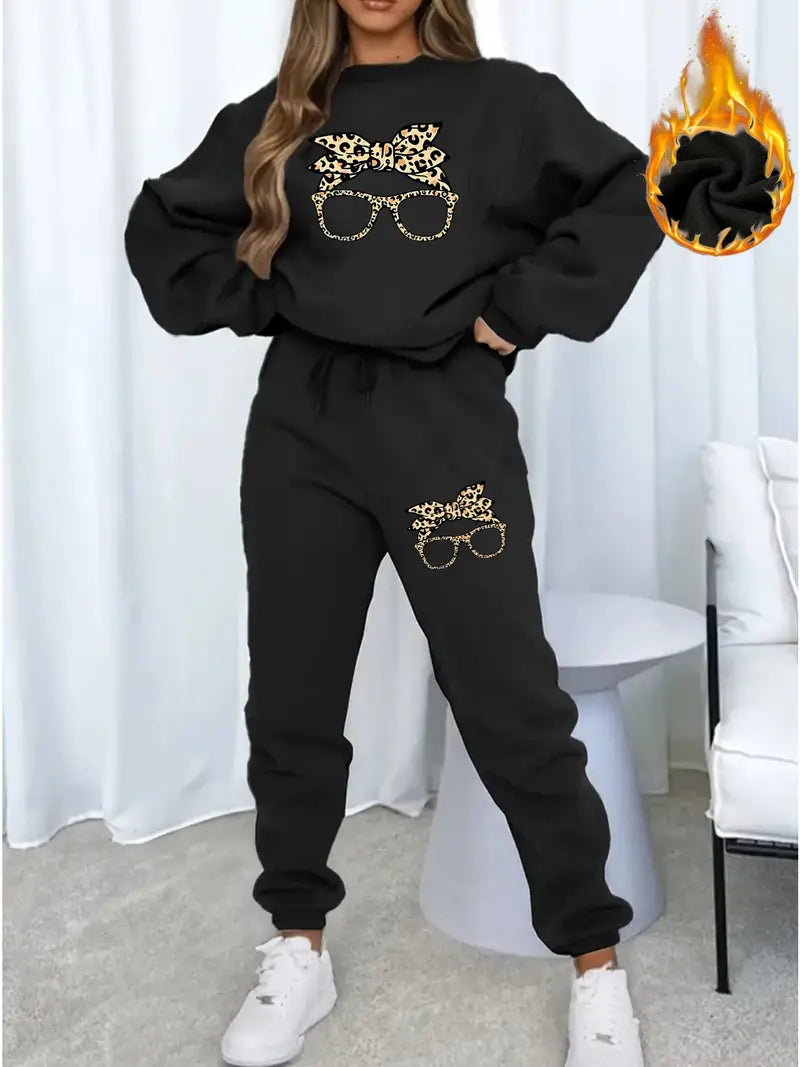 Women'S Leopard Print Casual Outfit