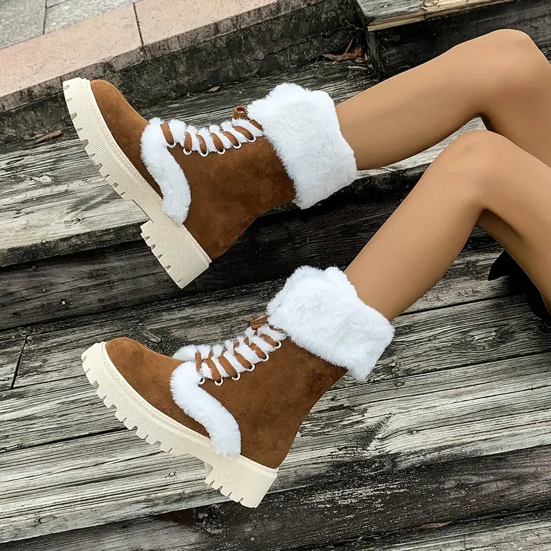 Women's Cozy Fleece-Lined Winter Boots