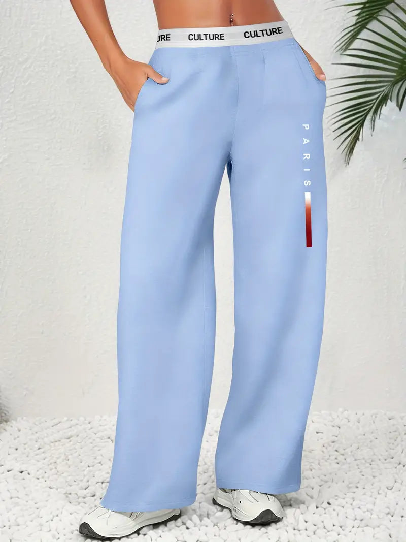 High-Waist Wide-Leg Pants