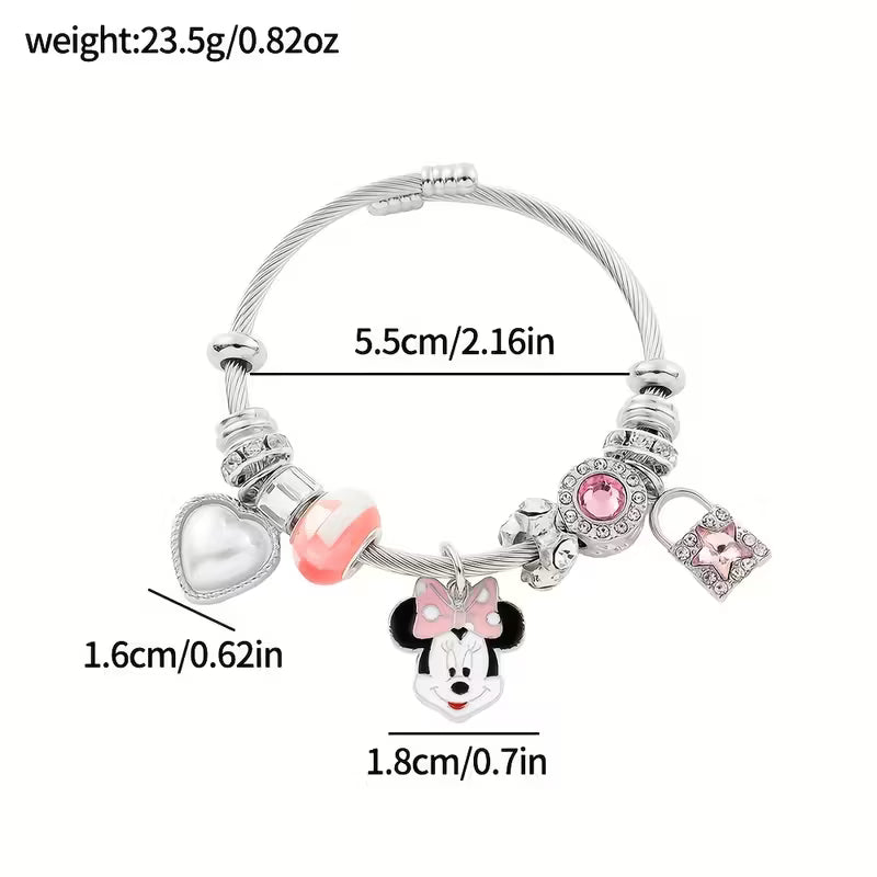 Minnie Mouse Charm Bracelet