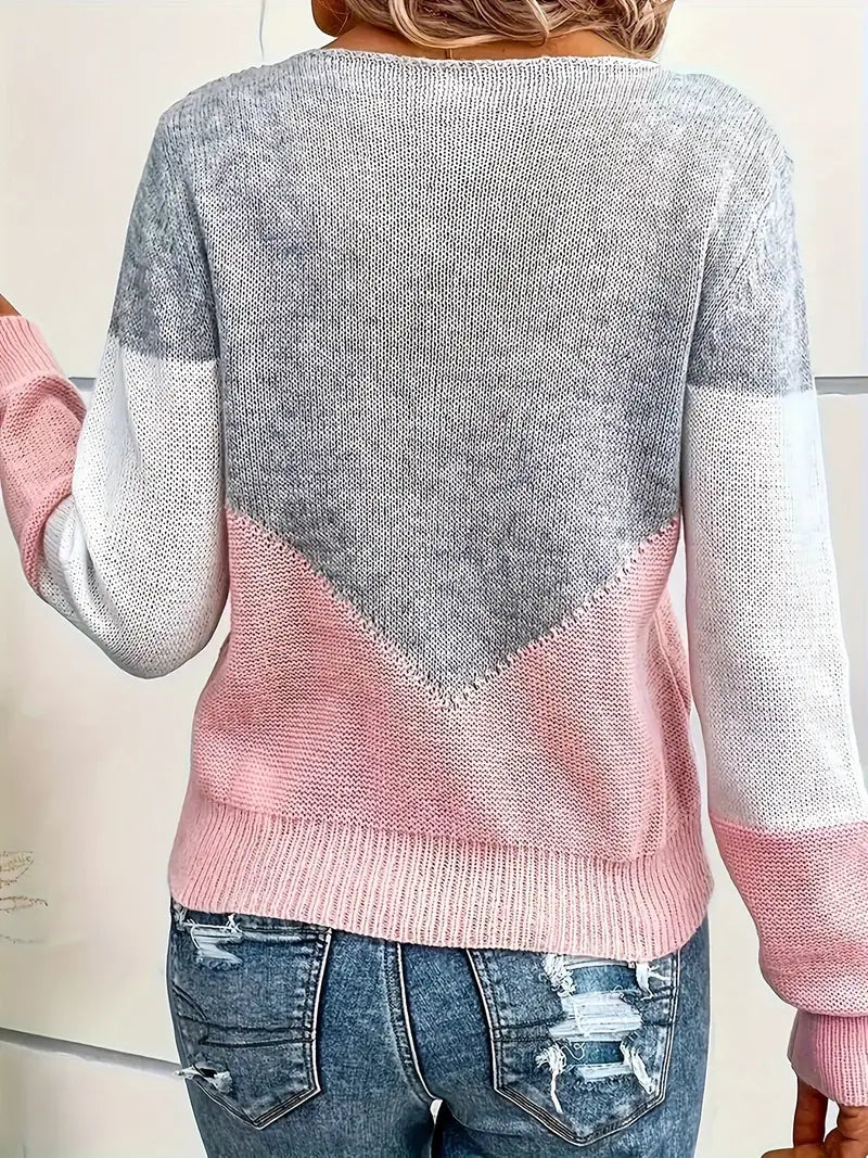Women's Geometric Pattern Sweater