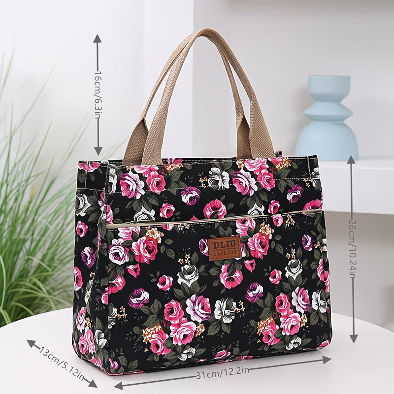Floral Print Handbag