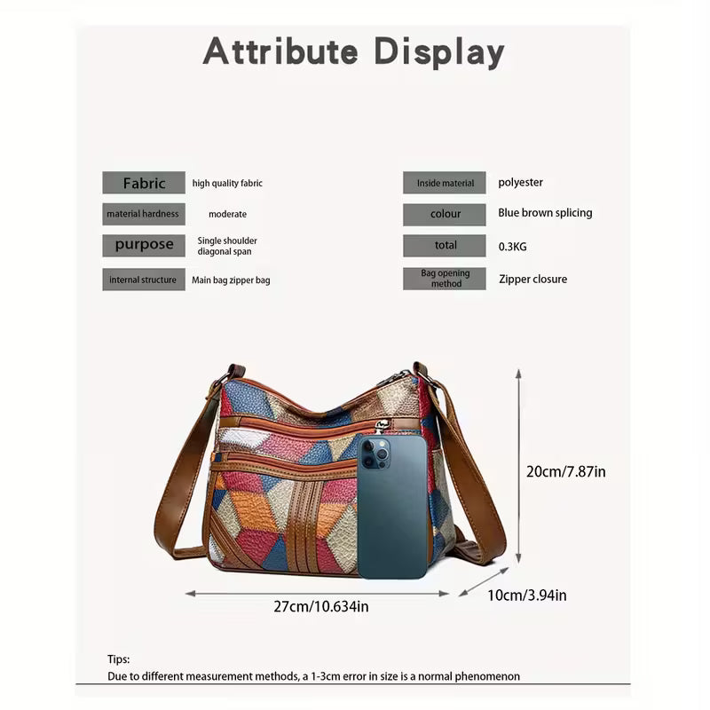 Women's Large Capacity Crossbody Tote Bag