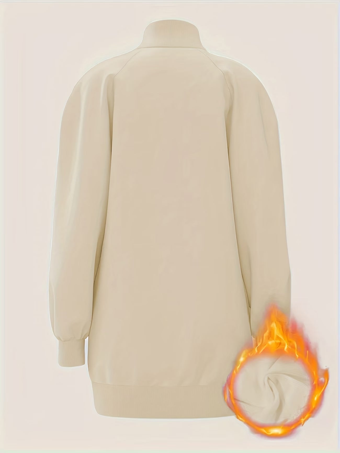 Elegant Party High-Neck Pullover Sweatshirt Dress,