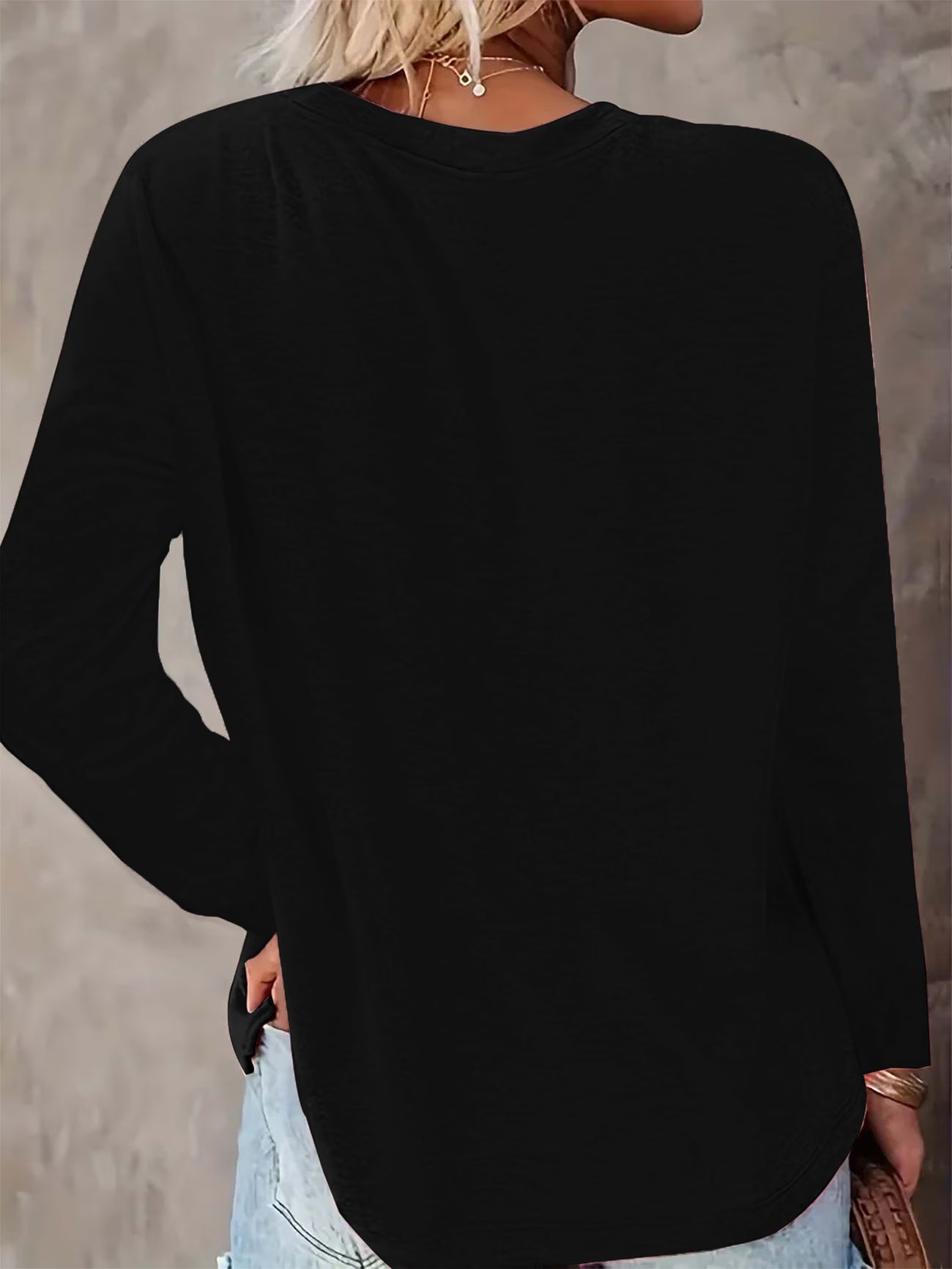 Women'S Teddy Bear Graphic Print Long Sleeve T-Shirt