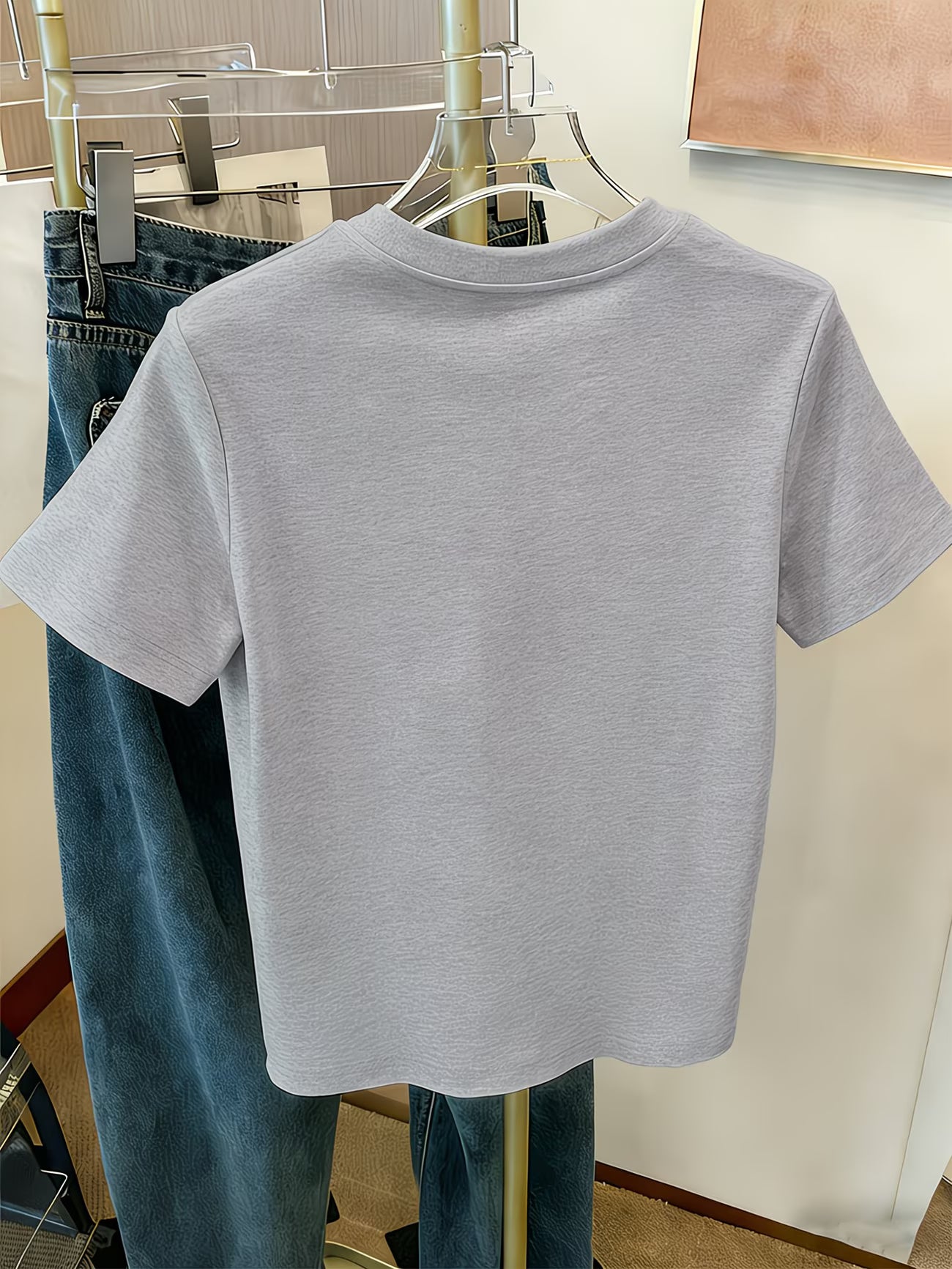 Printed Crew Tee — Casual Weekend Edit