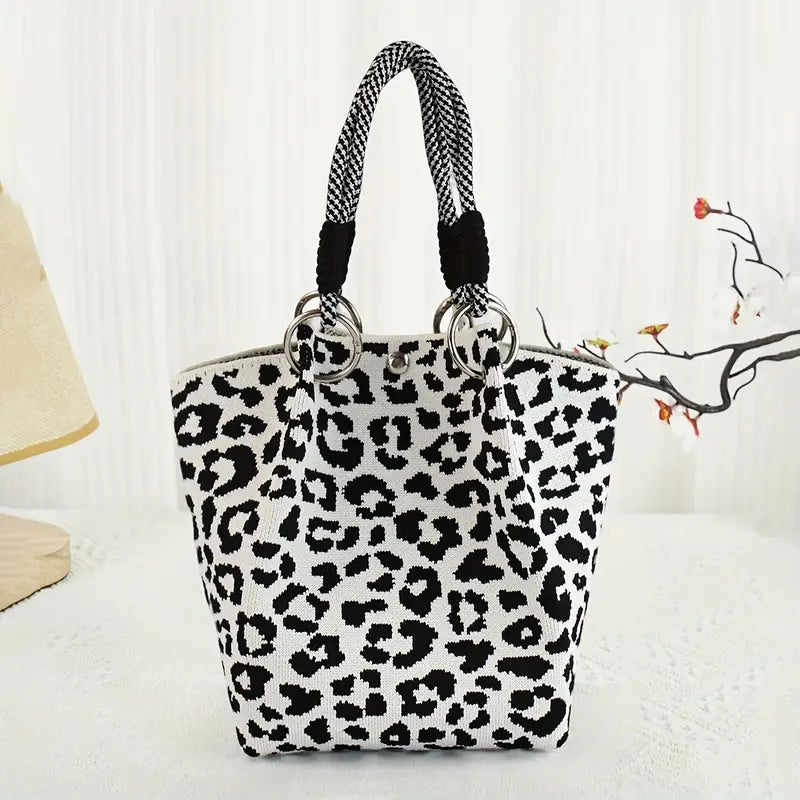 Women'S Tote Bag, Knit Handbag