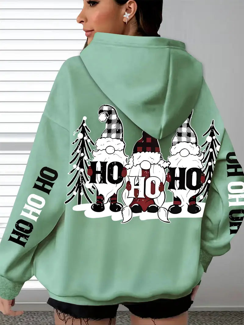 Women's Plus Size Christmas Hoodie