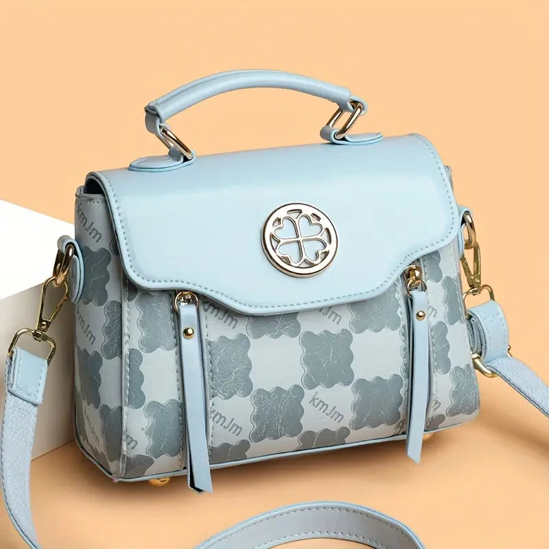 Checkered Pattern Elegant Small Handbag