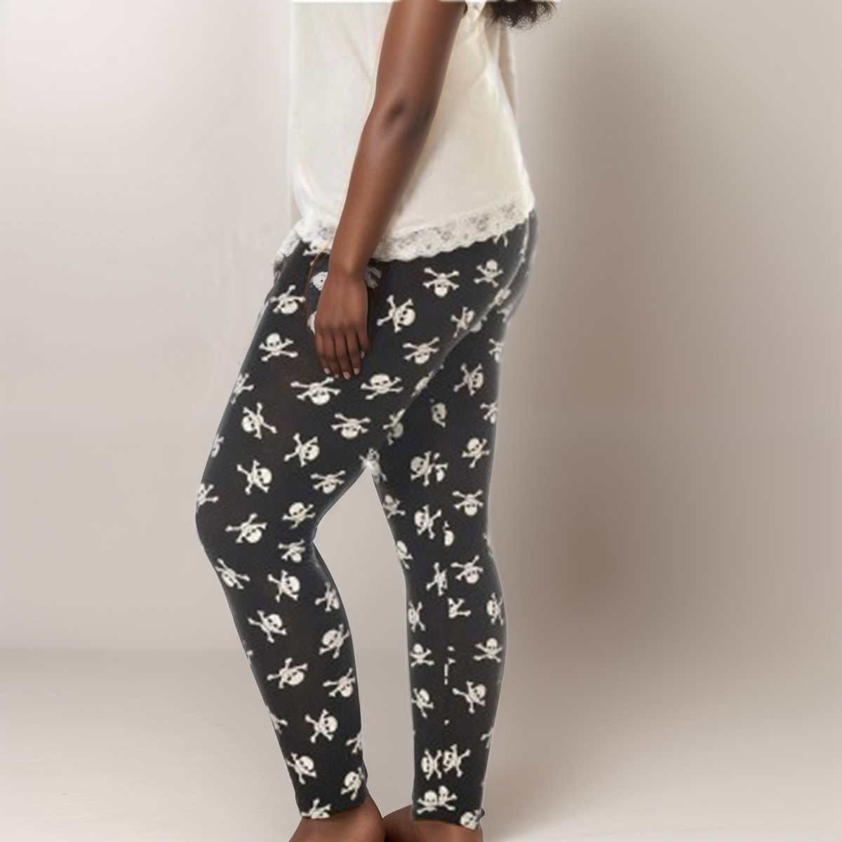 BLACK PIRATE HIGH WAIST LEGGINGS