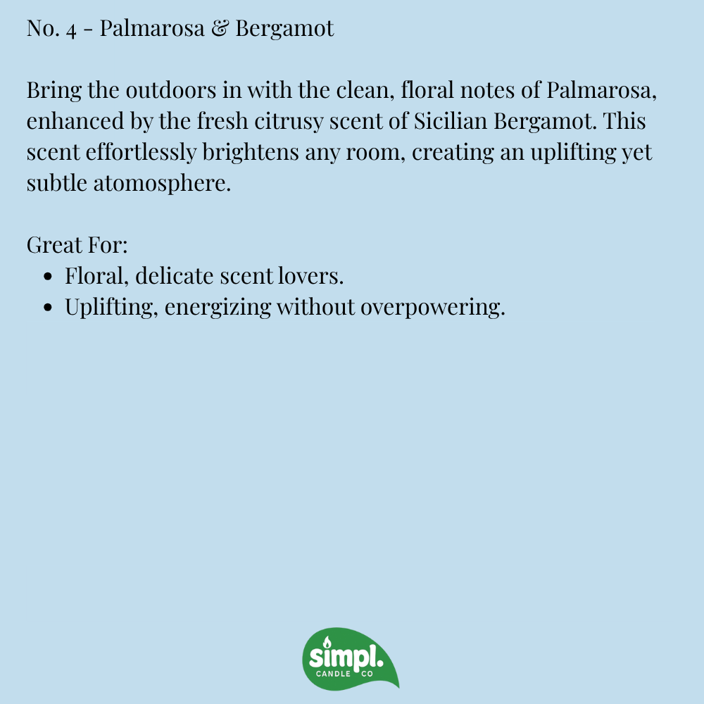 Palmarosa & Bergamot