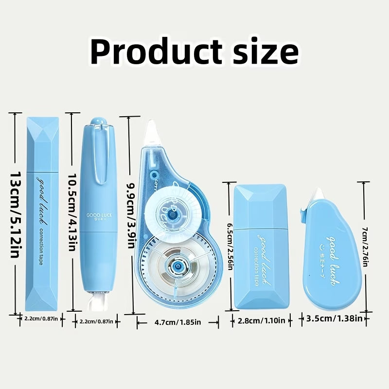Set of 5 Distinctive Creative Correction Tapes