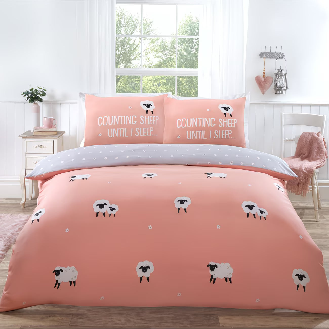Counting Sheep 180 Thread Count Microfibre Duvet Cover Set