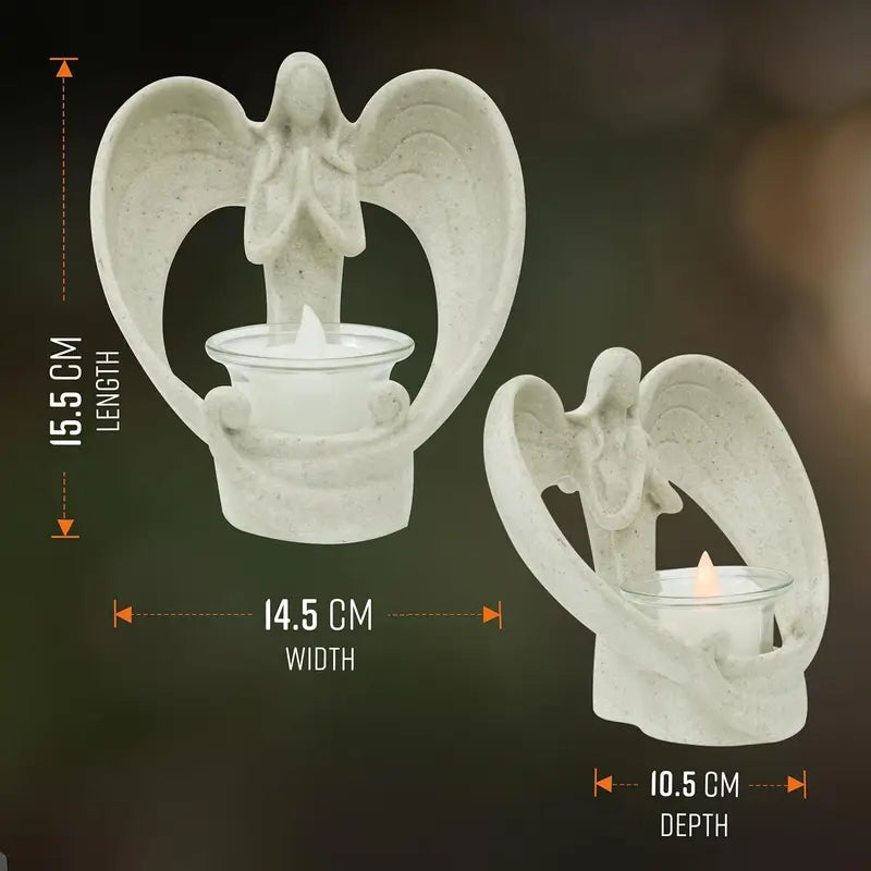 GloBrite Guardian Angel Candle Holders
