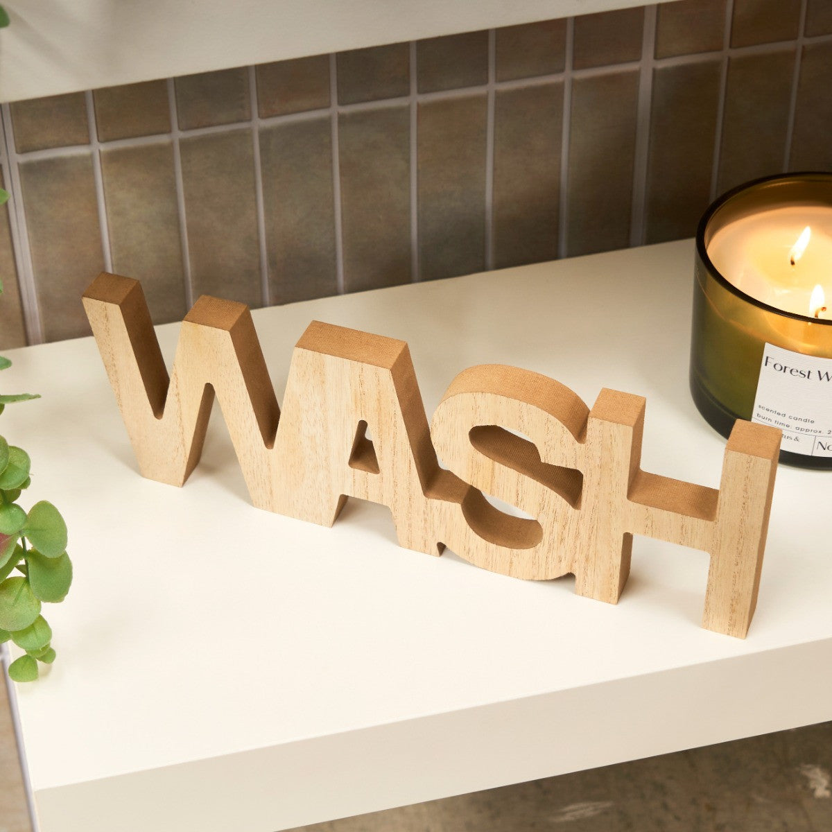 Wash Decoration - Natural