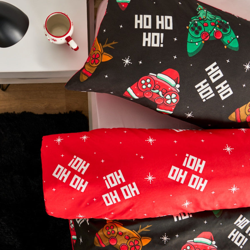 Christmas Gaming Duvet Cover Set