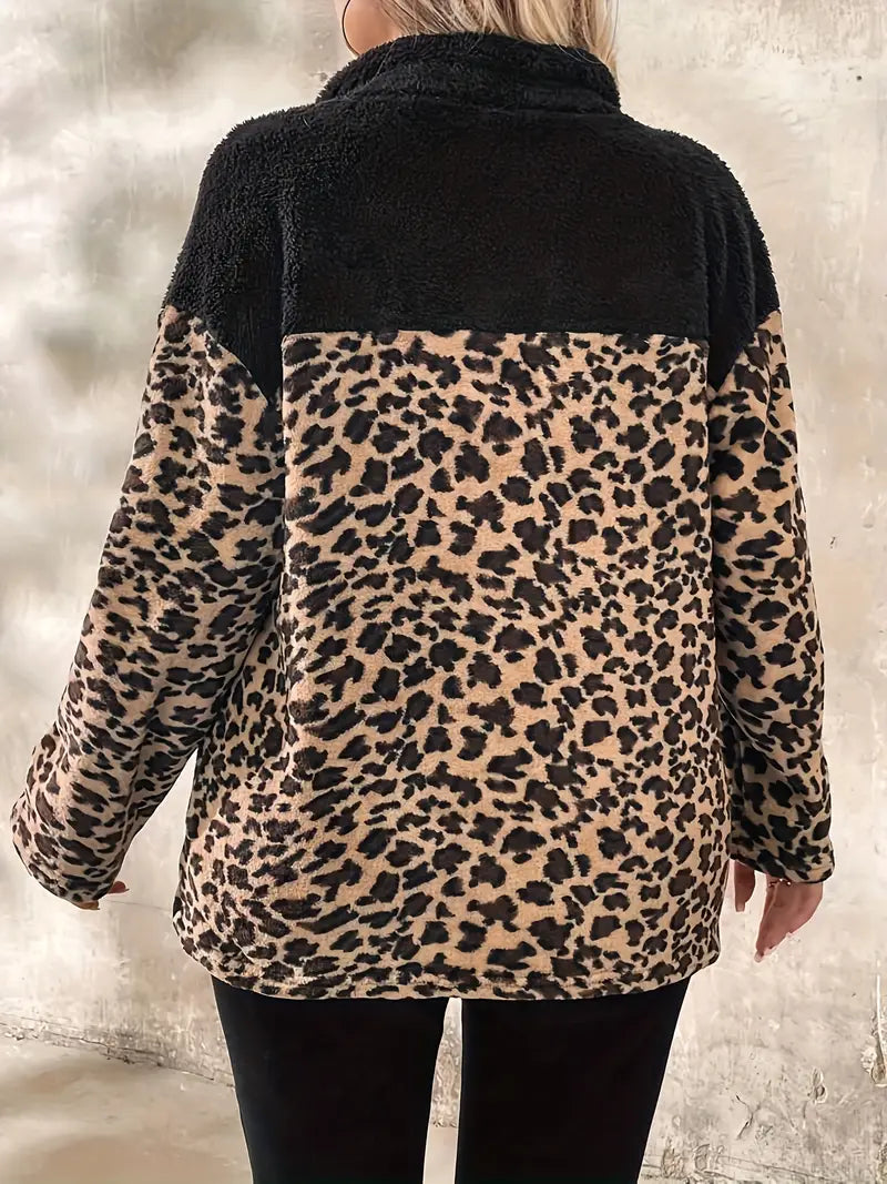 Women's Leopard Print Sweater