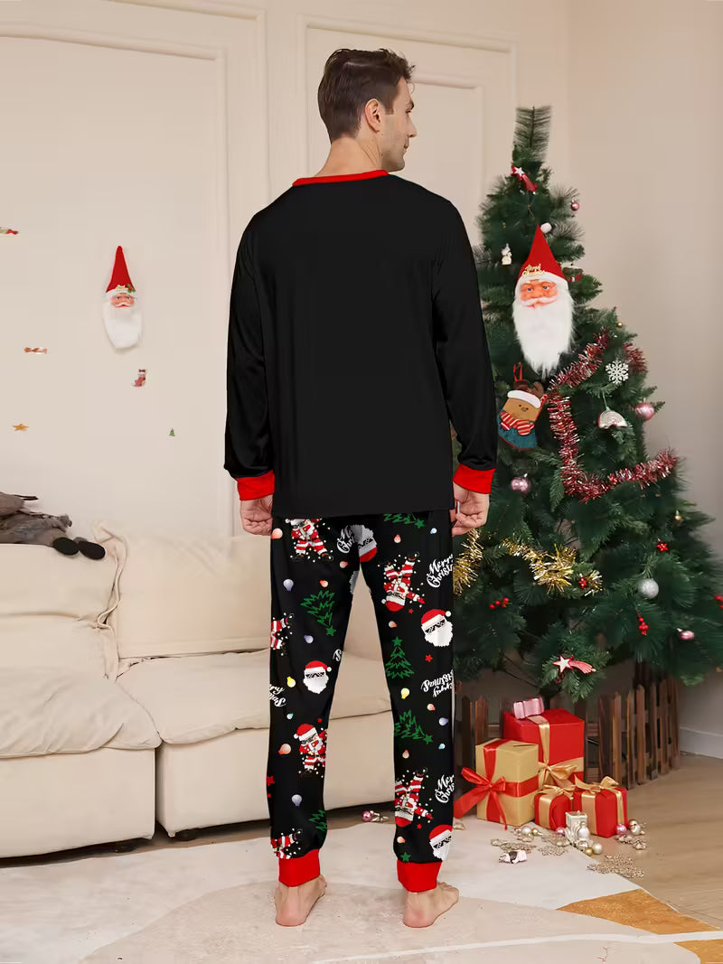 Men's 2pcs Christmas Pajama Set