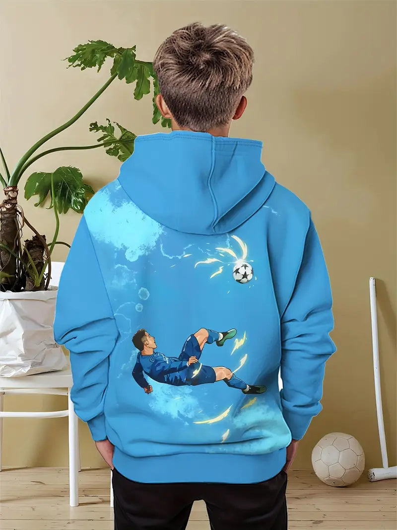 Boys Casual Long Sleeve Hoodie