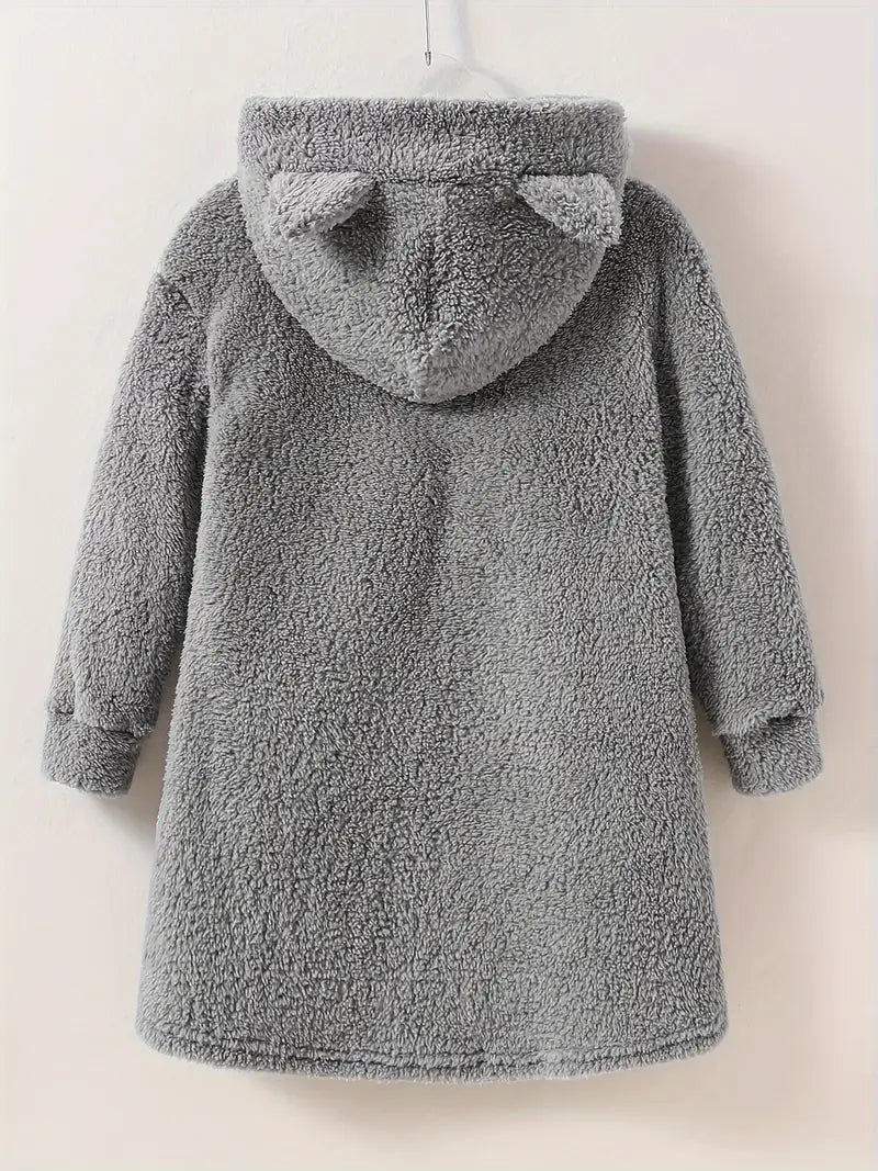 Hoodie Sherpa Fleece Hooded Sweatshirt