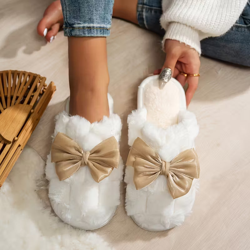 Plush Slip-On Slippers