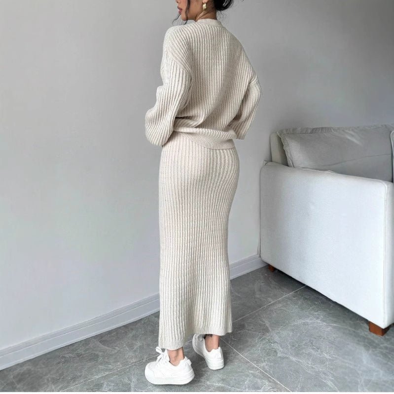2-piece Sweater And Skirt