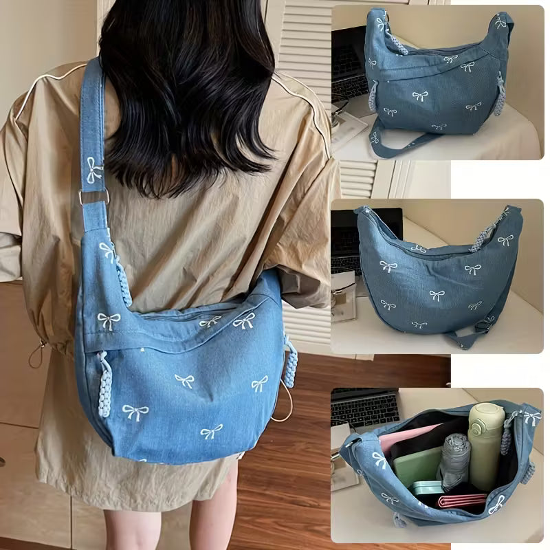 Women's Light Blue Dark sky blue Shoulder Bag