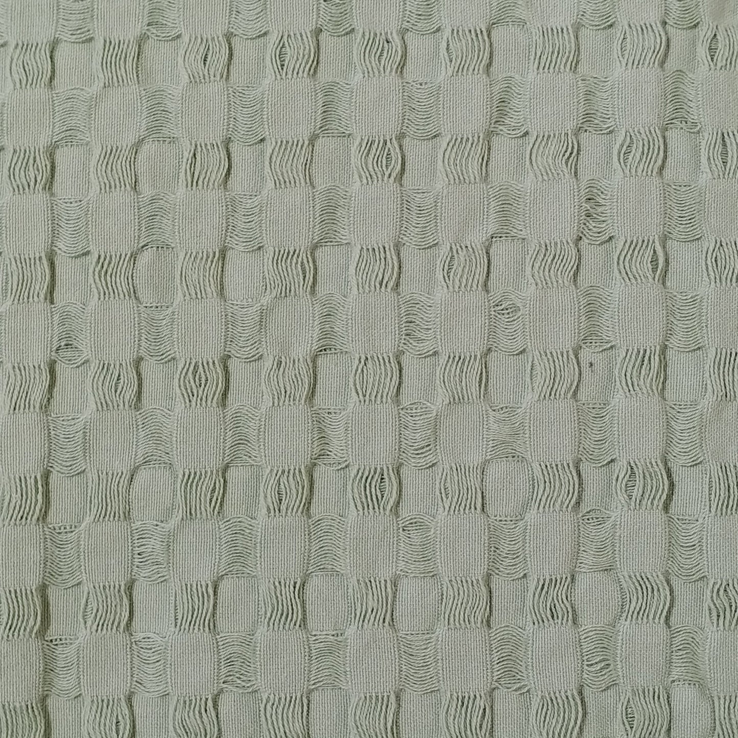 Florian Checked Throw Blanket Sage Green Bedspread for Sofas Armchairs Sofa Settee Couch Beds & Couches