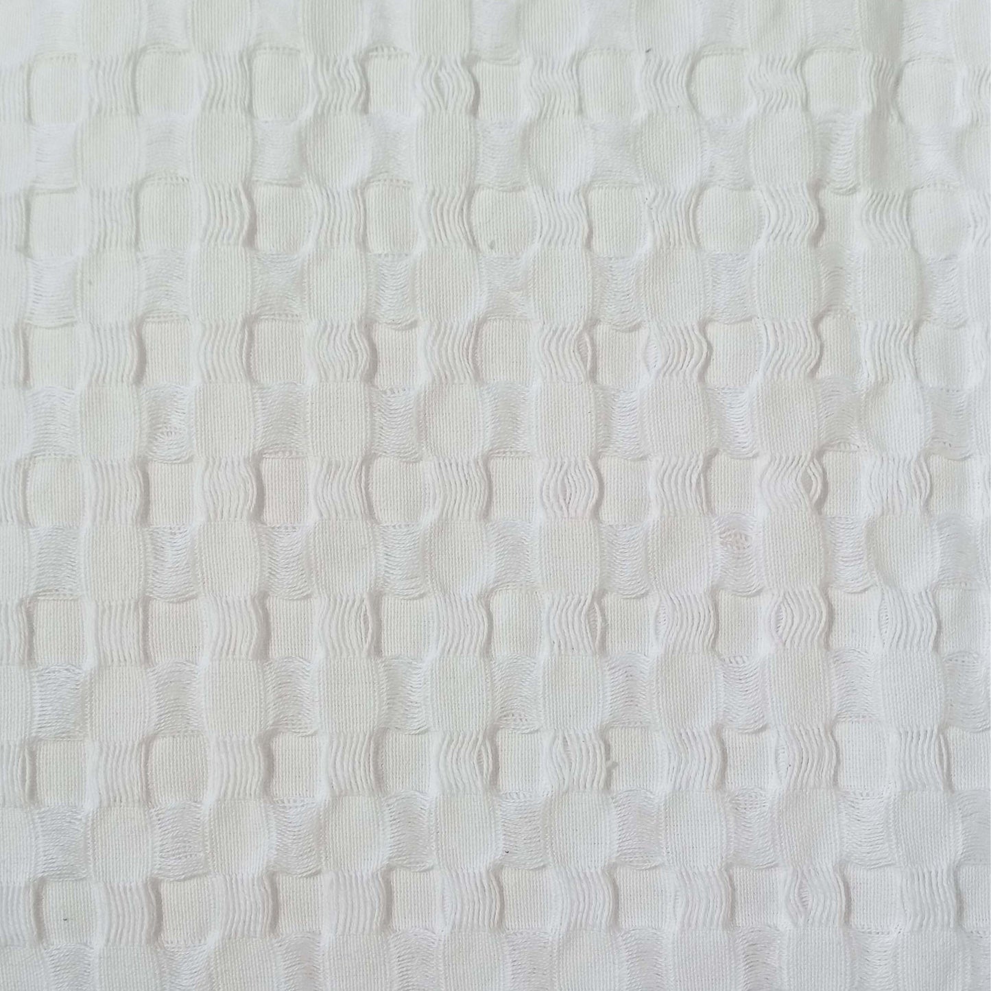 Florian Checked Throw Blanket White Bedspread for Sofas Armchairs Sofa Settee Couch Beds & Couches