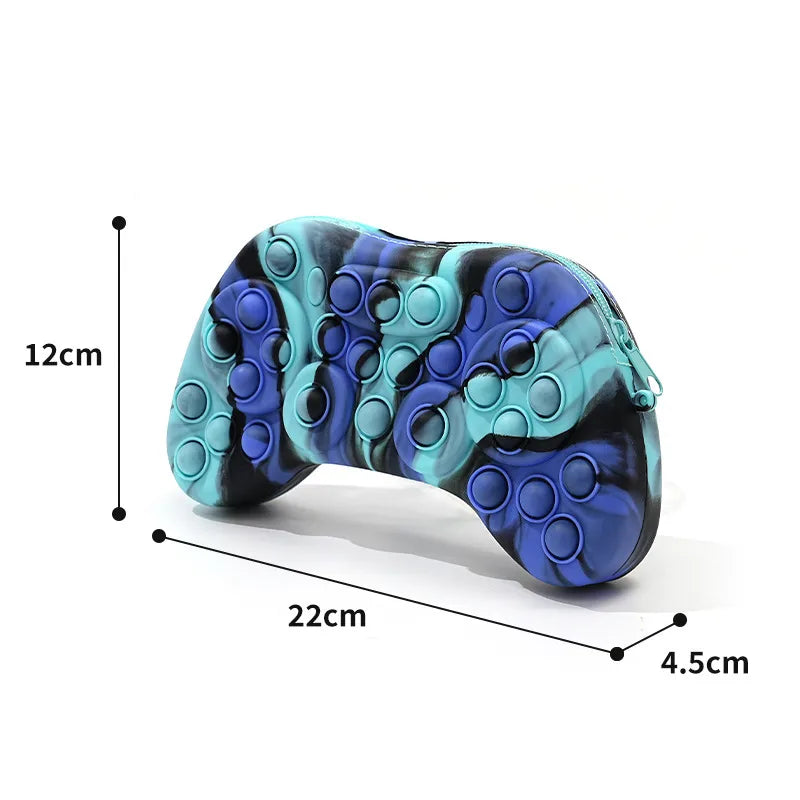 Gamepad Silica Gel School Cute Pencil Case