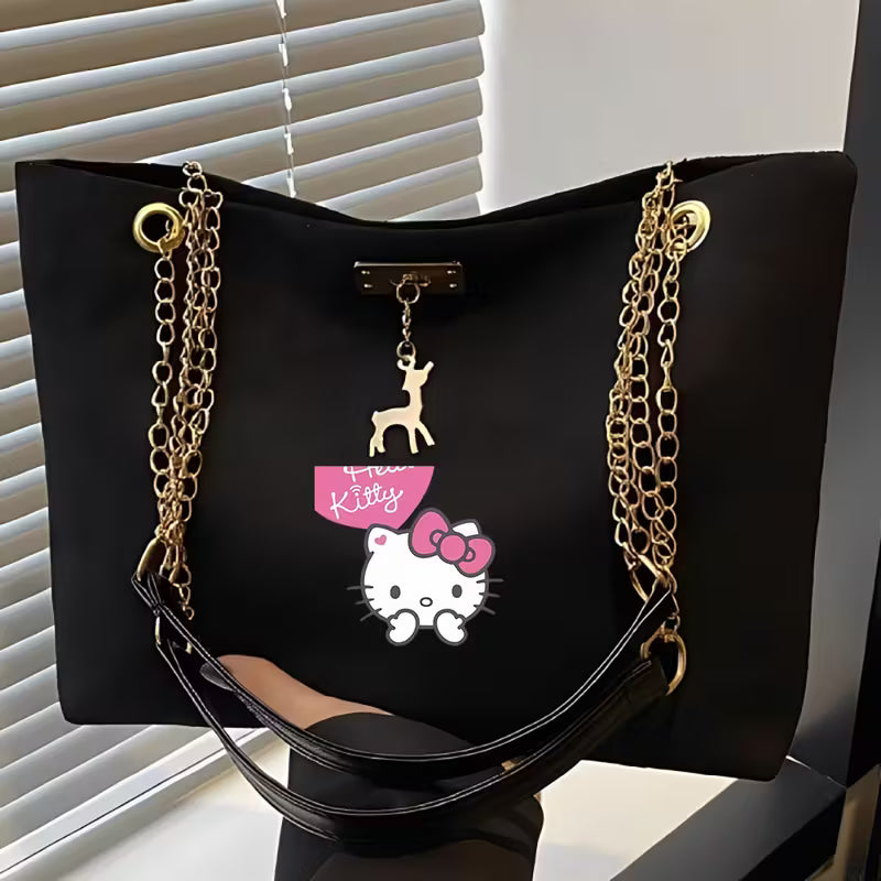 Hello Kitty 's Large Capacity Tote Shoulder Bag