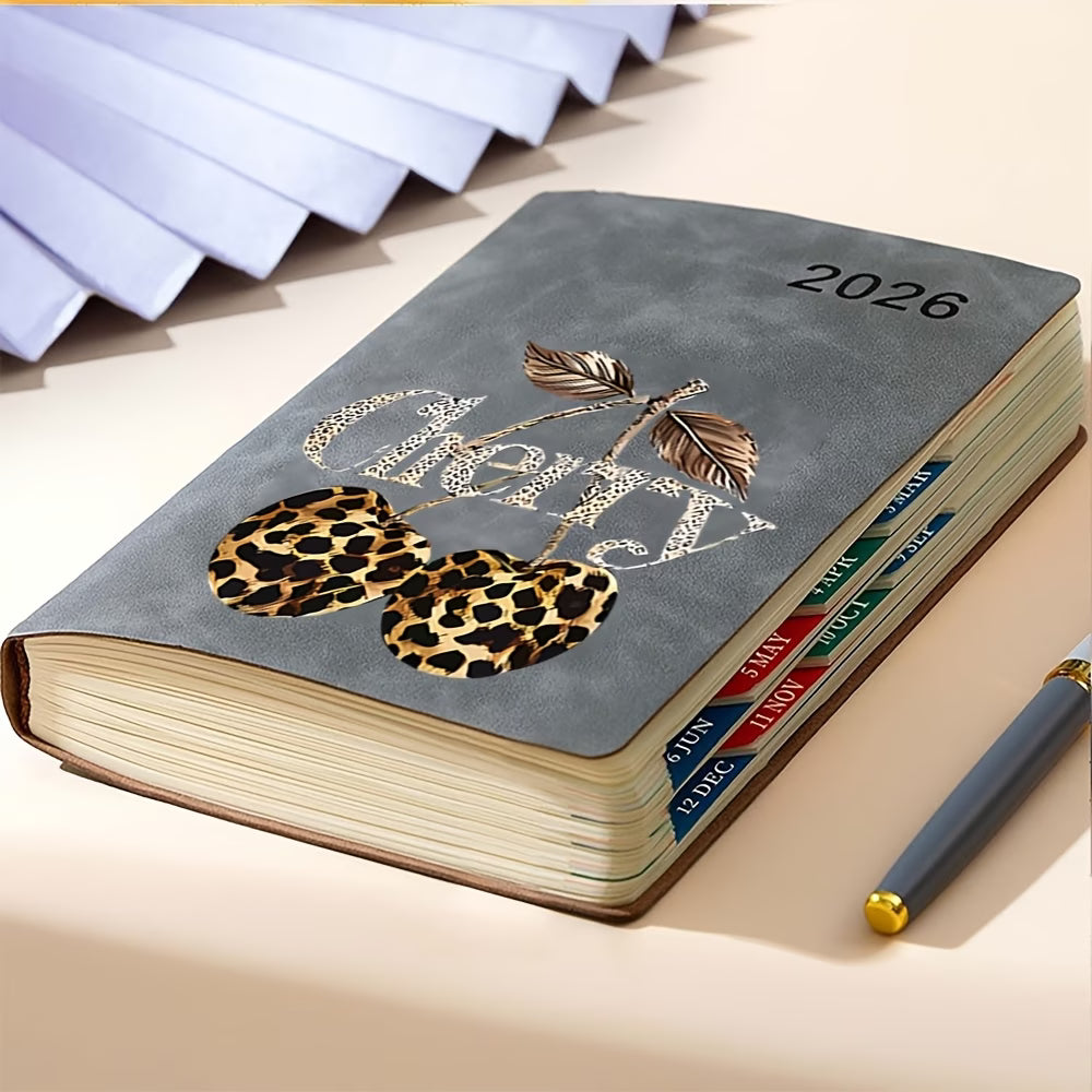 Leopard Print Cherry Cool 2026 Planner
