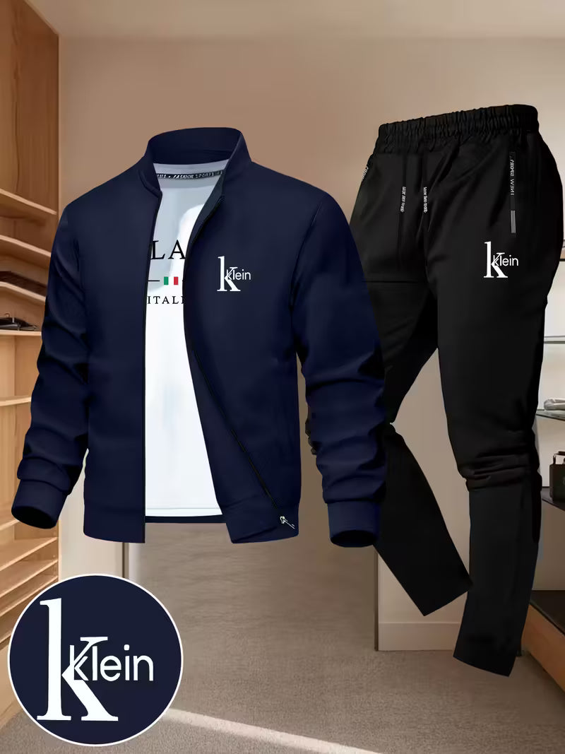 Men's Trendy Designer Baseball Jacket Set