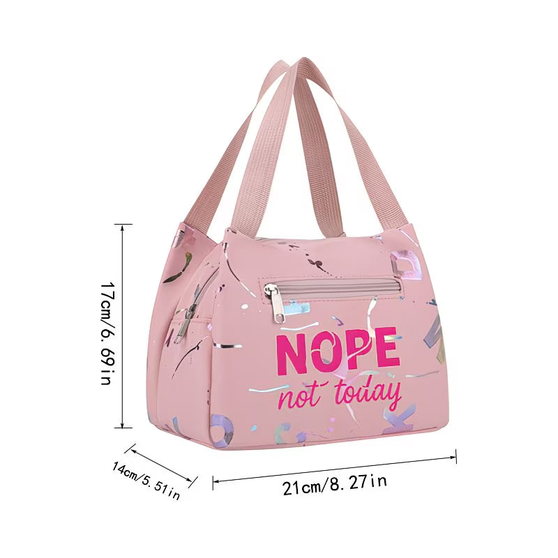 NOPE Not Today Large-Capacity Handbag