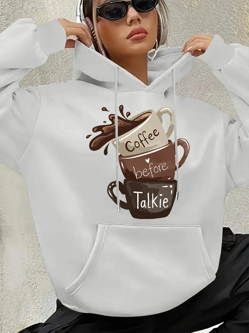 Women's Funny Coffee Before Talkie Coffee Cup
