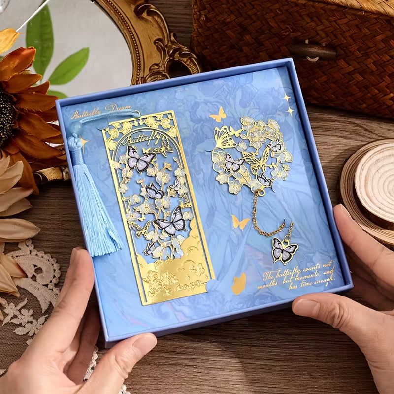 2pcs Butterfly Bookmarks