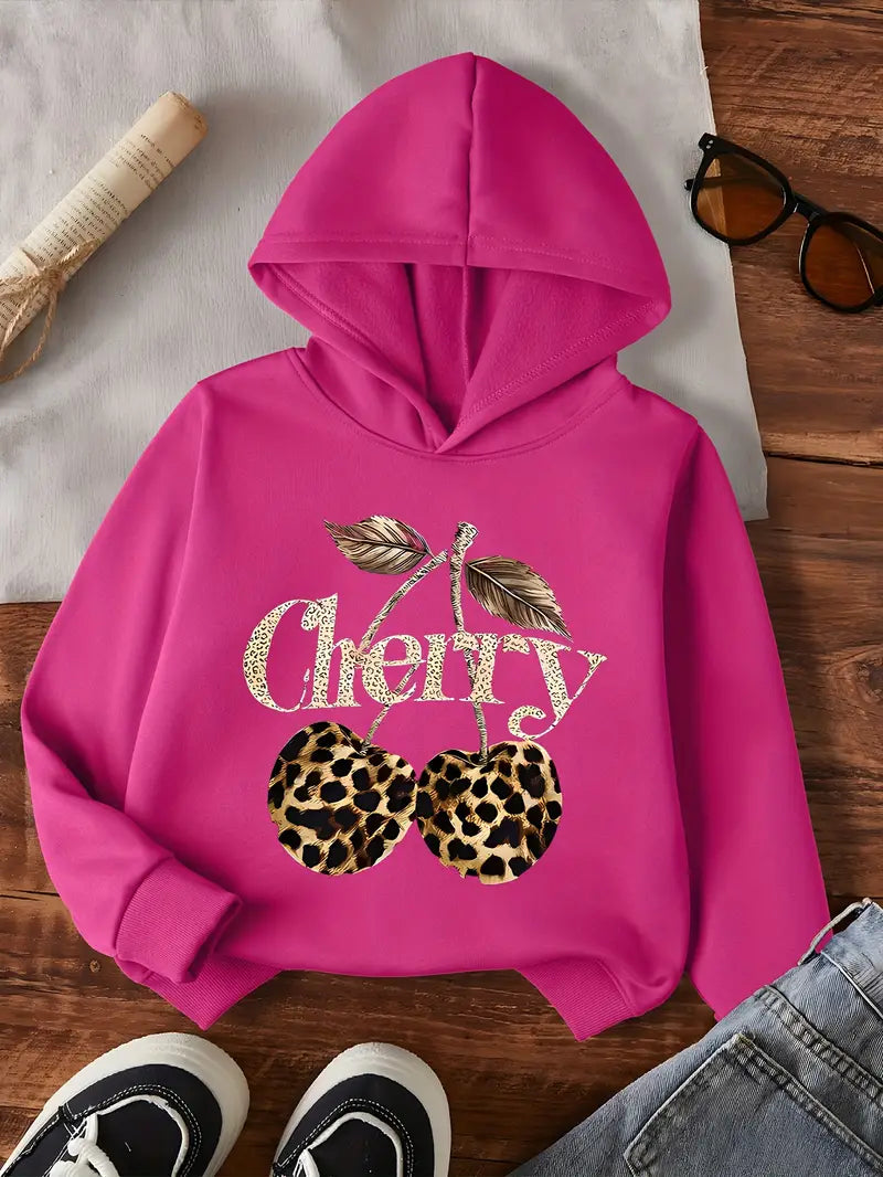 girls Graphic Pullover Sweatshirt