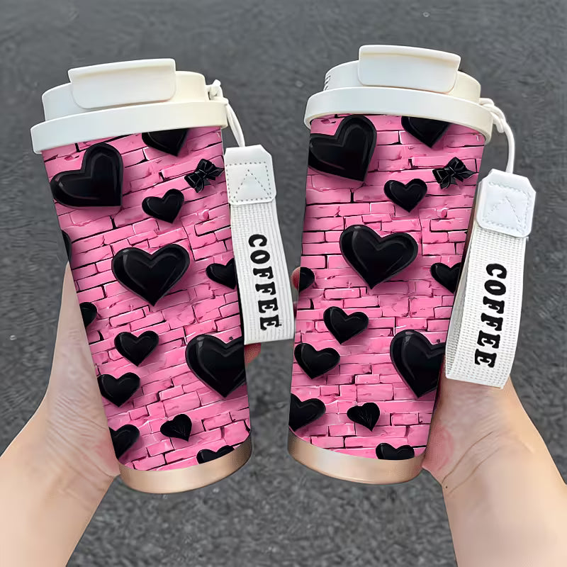 1pc 18oz Insulated Travel Tumbler,