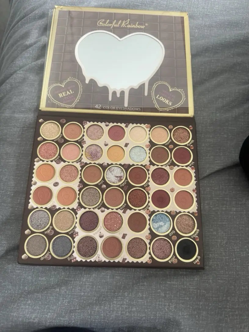 42-Color Chocolate Pattern Eyeshadow Palette