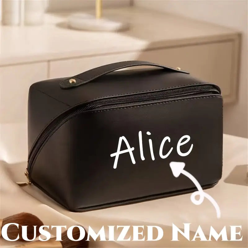 Personalized PU Custom Makeup Bag,
