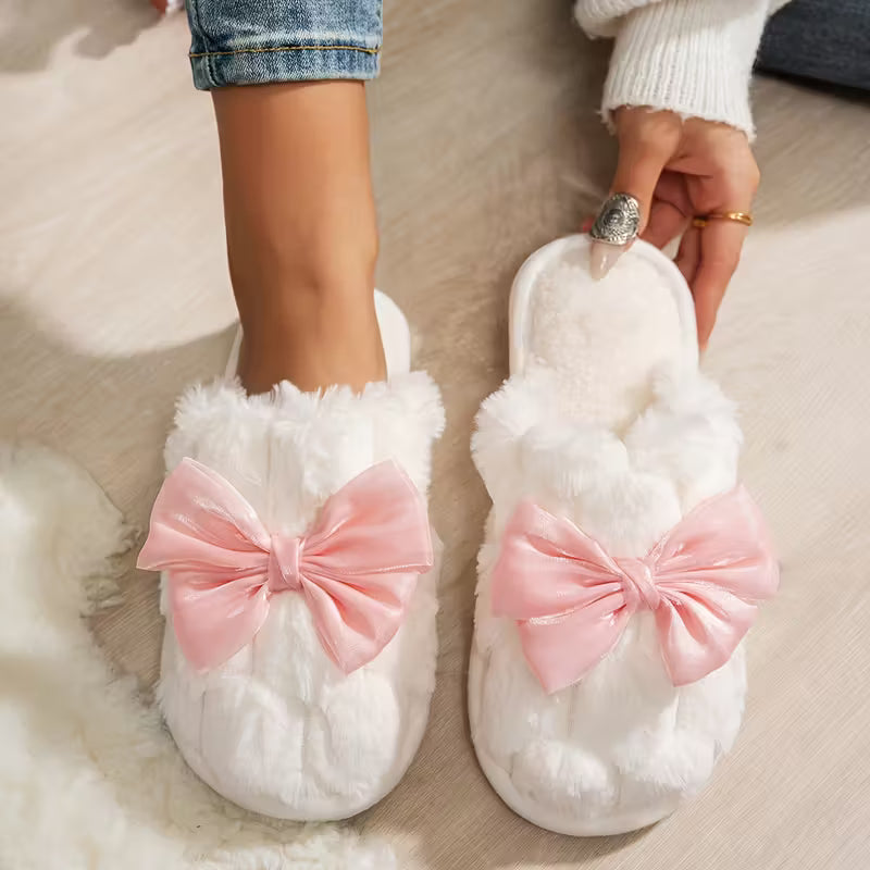 Plush Slip-On Slippers