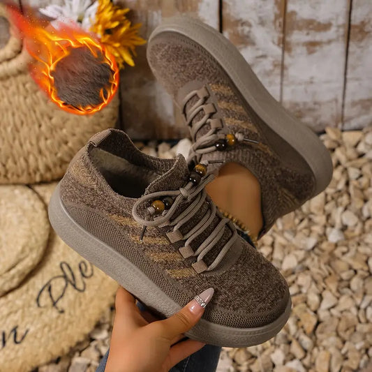 Women's Winter Warm Lace-Up Short Boots