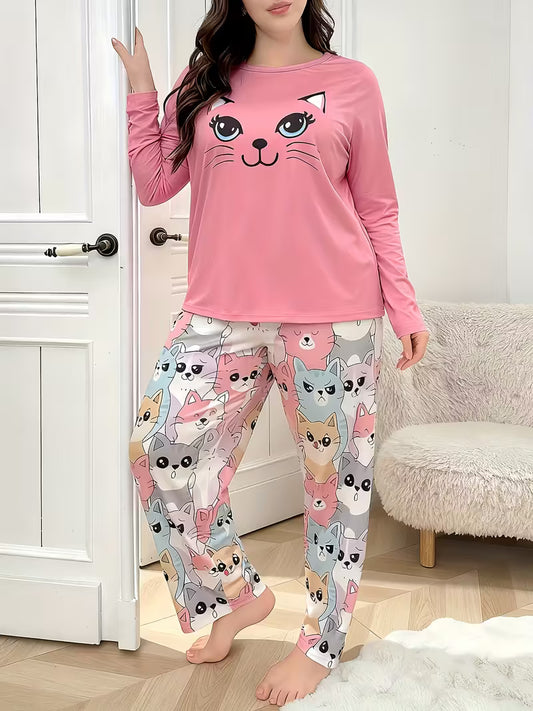 Women'S Plus Size Pajama Set